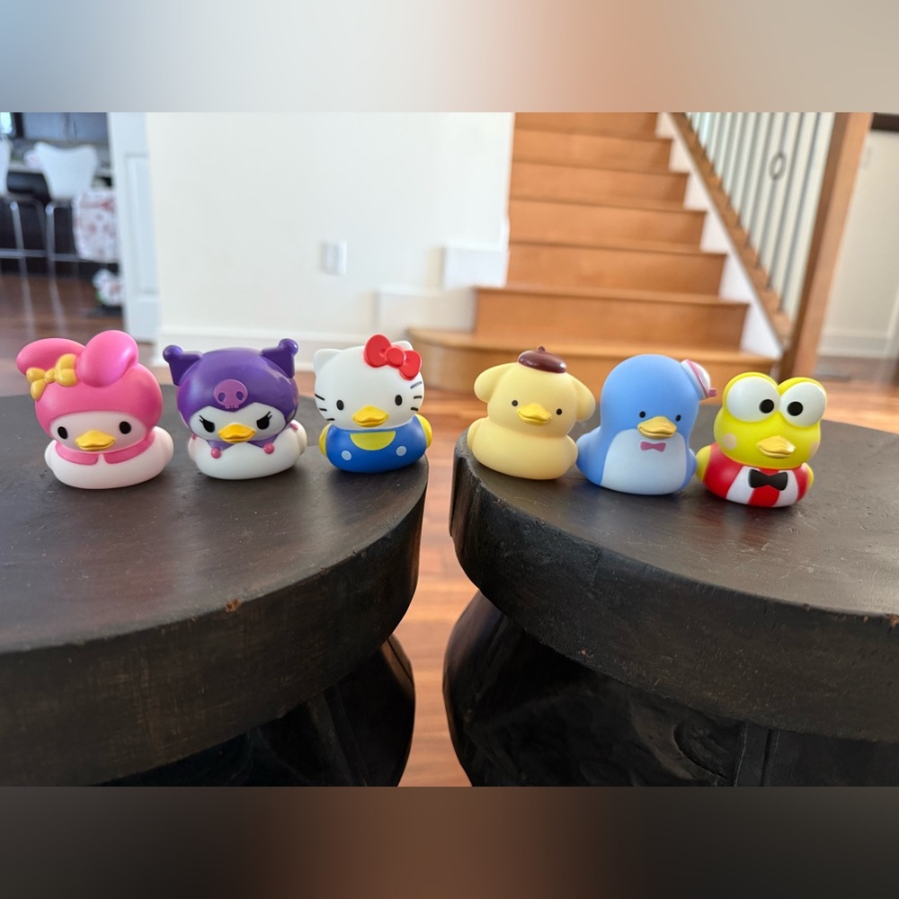 Sanrio Hello Kitty & Friends Rubber Ducks Lot of 6
